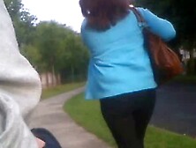 Outdoor Public Masturbation on Street with Cum,  Flash 3