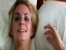 Blonde Slut Blows Off Her Boytoy