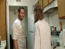 Huge load on not her sister's face