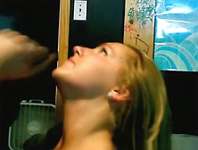 Very Hot Blonde Student Fucks Her Bf In Her Dorm