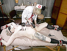 Perverted Nurse Binds And Fucks Her Patient