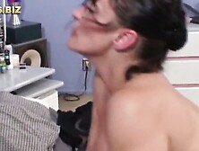 milf mom helping out sick step son