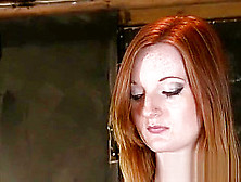 YouPorn - bdsm-xxx-beautiful-red-head-has-her-tight-holes-filled-with-big-cock