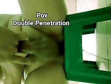 (POINT OF VIEW) DOUBLE PENETRATION IN TWAT, wasak ang pepe ni mam, kinantot at fini finger sabay, sarap mo