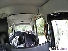 Pretty Blonde Railed By Fake Driver