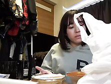 Mai - Natural Busty,  Nipple Rings Beautiful Student 2