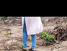 Risky Quick Public Sex in jungle with gigantic melons GF