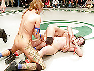 June Tag Team Match Up 1: Four Fierce And Sexy Wrestlers Submission Holds Face Sitting - Publicdisgrace