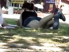 upskirt (fake) peludita