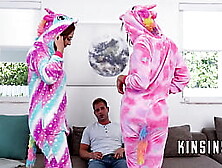 2 Naughty Stepsisters In Onesies- Callie Dark,  Gaby Ortega