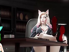 Ahri League Of Legends team fuck