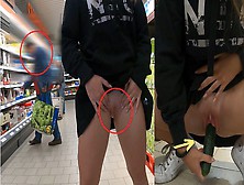 Student Masturbation With Cucumber In Store In Public