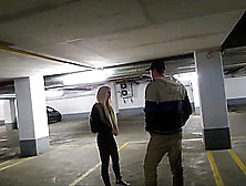 Extremely Nasty Sex In Underground Garage,  Nice Asshole Display