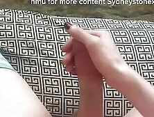 Big White Pale Goth Cock Ts Strokes