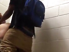 Quick Fuck In Public Bathroom