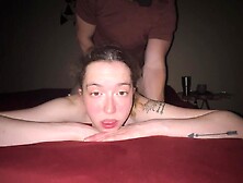 Compliant Whore Degrades Herself Like A Worthy Beauty & Dad Awards Her With Creampie & Squirting