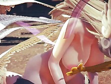 Angewomon Cowgirl  Digimon Hentai Parody