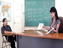 Joslyn the art teacher loves anal