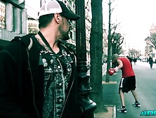 Youthful Spanish woman bangs a boxer with a giant wang PART1 - ADPTUBE