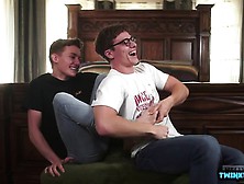 Big Dick Twinks Spanking With Cumshot