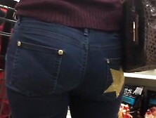 Candid Star Young Latina Booty Jeans In 1080Phd