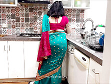 Big Boobs Married Indian Wearing Saree