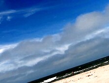 Completely Naked On A Public Beach