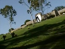 Two gorgeous babes play with and hammers long rod