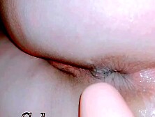 Pinay flex her tight anus with a dildo