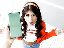 Big ass clip with modest Charlotte Mae from Dad Crush