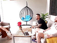 Wrong Adress,  2 Large Ramrods And Excited Stepbrothers Want to Get Some Vagina!