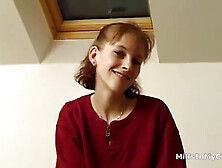 18 Year Old Redhead Needs Pocket Money - Petite Deepthroat