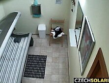 CZECHSOLARIUM - Voyeur teen Lady Rubbing her Vagina