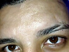 my cuckold show me his gorgeous eyes during the time that cleaning up my twat from screwing with other dudes