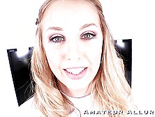 Chloe Scott Pov,  Blonde & Busty Teen Dream Fucks & Swallows In Hd (18+)