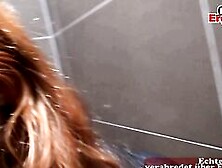 Outside Bathroom Bj With Young Red Haired