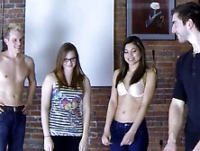 Hot Teen Friends Play Strip Poker - Loser Gets Naked & Fucked!