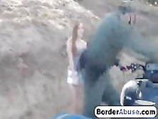 Redhead Teen Speared By Border Patrol