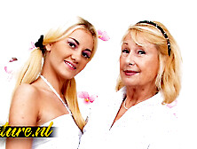 Hot Granny Regina & 18Yo Teen Lacy Are Having The Time Of Their Life Together