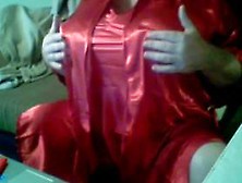 New Red Satin