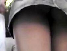 Spying On A Teen Upskirt With A Lovely Ass