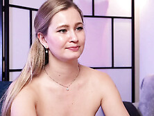 Sexy Striptease and Masturbation with a Dildo