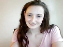 Very cute shy girl showing her body