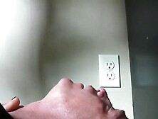 Awesome office foot worship