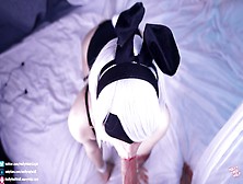 Hard Boned Bunny Slut 2B - 4K - Nier: Automata - Mollyredwolf