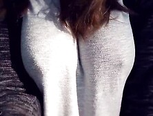 Big Tits Walking Tease