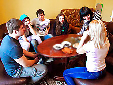 Orgy sex porn with horny coeds, part 1