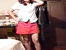 First time my wife exhibits herself on camera