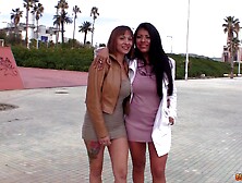 Mar Duran and Yoha Galvez use a strap on to spice things up