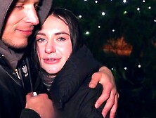 Emma Evans is reluctant while cucking her lover with me